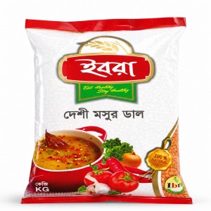 ইবরা দেশি মসুর ডাল ১ কেজি